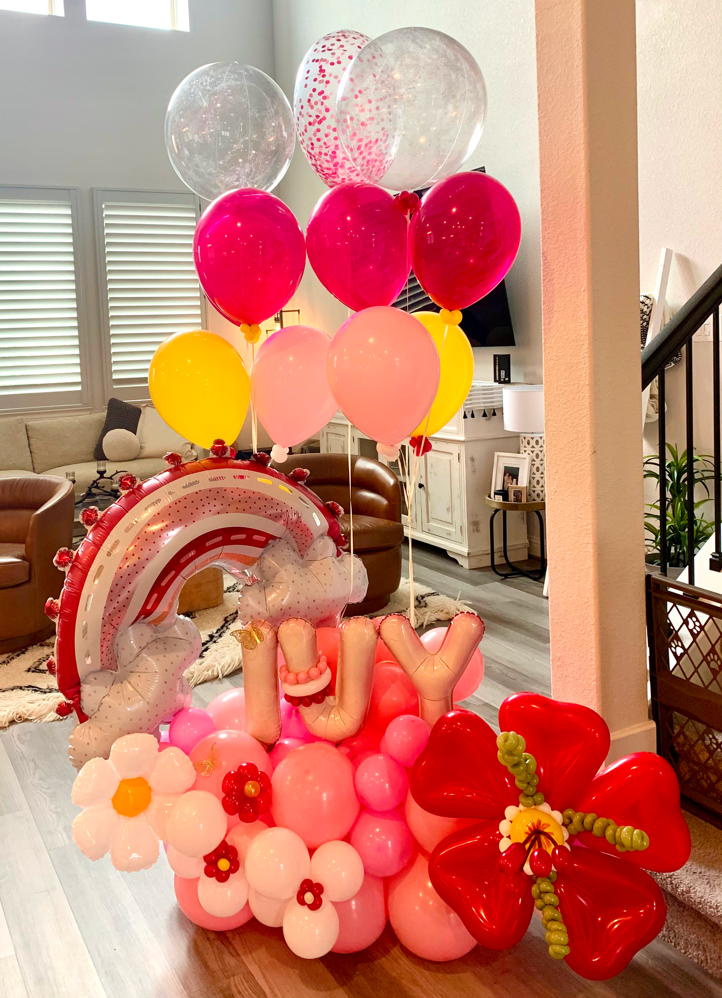 Balloon Bouquet Spring Girl