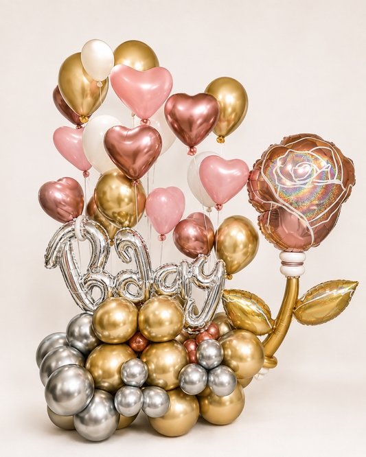 Luxury Rose Balloon Bouquet