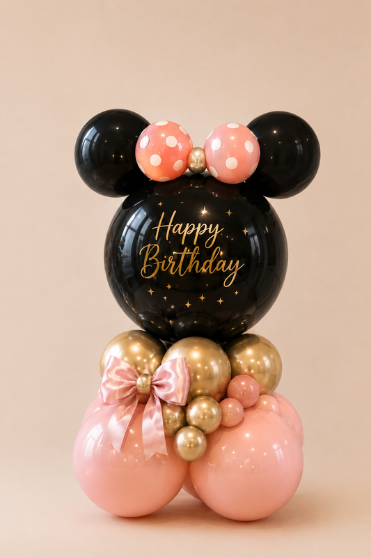 Minnie Birthday Balloon Bouquet